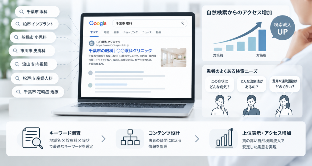 医療特化のSEO・情報設計